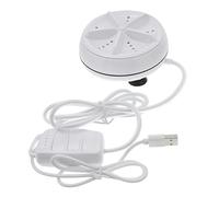 Homoyoyo Portable Mini Ultrasonic Washing Machine 3-in-1 Turbo Washer with Usb Plug Foldable for Socks and Underwear Travel Dormitory Use