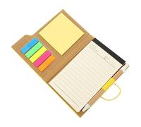 Homoyoyo Portable Notepad with Pen Smooth Writing Office Notepad for Students and Staff Multi Function Sticky Planning Handbook Lightweight Convenient for Note Taking and Daily Journals