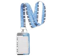 Homoyoyo Portable Plastic Id Card Holder with Lanyard for Hotel Key Cards Lightweight and Assorted Colour Badge Sleeve for Carrying in A Bag