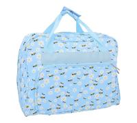 Homoyoyo Portable Sewing Machine Handbag with Trolley Structure and Hanging Feature Oxford Fabric Organizer for Crochet Yarn and Knitting Storage Lightweight Travel Bag with Front Pocket