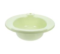 Homoyoyo Portable Sitz Bath for Toilet Seat, Elevated Plastic Bowl with Overflow Hole, Nordic Green for Elderly and Pregnant Women Postpartum Care and Home Hygiene