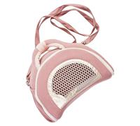 Homoyoyo Portable Small Animal Carrier Bag for Sugar Gliders Rats Hamsters Bearded Dragons Breathable Anti-lost Outdoor Shoulder Pet Travel Pouch for Guinea Pigs and Tiny Pets