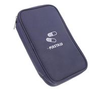 Homoyoyo Portable Travel Medicine Bag Large Capacity Oxford Fabric Organizer Tear-Resistant Emergency Storage Pouch for Outdoor Camping Home Use