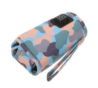 Homoyoyo Portable USB Baby Bottle Warmer Sleeve with 3-Level Temperature Control, Polyester Material, Heats Milk Bottles Quickly and Evenly, for Use During Travel the Car