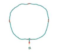 Homoyoyo Prayer Bead Bracelet Ethnic Style with 108 Beads Green Turquoise for Accurate Counting Wrap Bracelet Versatile Wearability Suitable for Spiritual Occasions and Festivals for Men