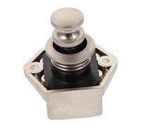Homoyoyo Premium Push Button Lock for Rv Cabinets Keyless Flat Handle Latch for Cupboards and Door Catch Bolt for Boats Yachts Ambulances and Furniture