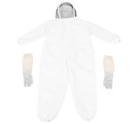Homoyoyo Professional Beekeeping Suit Jacket with Extra-thick Vented Cotton Fabric and Gloves Protective Gear for Men and Women Beekeepers Easy to Wear Ergonomic Fit for Modern Apiculture