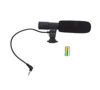 Homoyoyo Professional Camera Microphone for Dslr and Phone with 3.5mm Jack, Simple to Use Recording Mic for Photography and Video, Abc Material, Black Colour, Signal to Noise Ratio 76db,