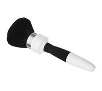 Homoyoyo Professional Neck Duster Brush for Barber and Hair Salon Use with Magnetic Absorption, Sturdy Abs Handle, Sturdy Bristles, Grooved Design for Efficient Broken Hair Removal