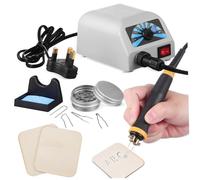 Homoyoyo Professional Pyrography Burner Tool for Engraving Embossing Crafting Wood Leather and Paper Gourd Crafts Heat Pen for Detailed Art Projects