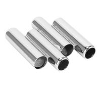 Homoyoyo Professional Violin Tuner Stainless Steel Precise Pitch Tuning Tool with Creative Design and Easy to Carry for Musical Instrument Adjustment Silver Metal Tuner