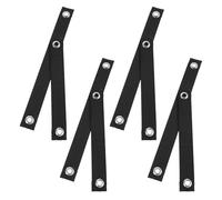 Homoyoyo Proof Furniture Straps 7.87" 5.91" Length, Minimal Profile Design 8pcs Nylon Anti-Fall Safety Anchors with Tool-Free Setup and Family Safety for Cabinets and Bookshelves