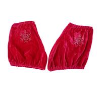 Homoyoyo Protective Fabric Ice Skates Covers Elastic Fit, Medium Pink Skating Boot Covers for Adults, Wear-resistant Ice Skate Guards for Outdoor Use