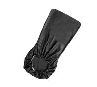 Homoyoyo PU Chair Protective Cover Elastic Stretch Seat Cover for Dining and Office Chairs Leather-like Backrest Protector Easy to Install and Remove Black