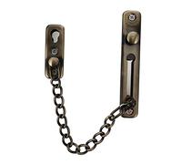 Homoyoyo Punch Heavy Duty Stainless Steel Door Chain Lock for Inside Door Theft Safety Guard with Electroplated Finish Durable Security Chain for Home and Hotel Use