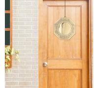 Homoyoyo Pure Copper Eight Diagrams Mirror Wall Hanging Decor Feng Shui Ornament for Home Housewarming Luck Protection