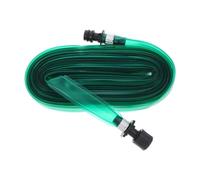 Homoyoyo PVC Flat Soaker Hose with Built Washer Outdoor Irrigation Hose for Garden and Vegetable Patch Watering Standard Leak-Resistant Watering System