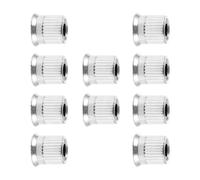 Homoyoyo Quick Release Grinder Flange Nut Aluminium Alloy Material 10pcs with Secure Locking and Universal Compatibility for Grain Grinder Hand Crank for Kitchen and Restaurant Use