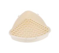 Homoyoyo Rabbit Litter Box with Anti-slip Thick Bottom Net Small Pet Potty Trainer for Guinea Pig Bunny Hamster Chinchilla Rounded Mesh Edges Prevent Foot Injuries for Indoor and Outdoor