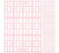 Homoyoyo Rabbit Mats Cage Mat 4Pcs Small Cage Foot Cushions for Rabbit Guinea Pig Comfortable Wear-Resistant Plastic Floor Board for Living Room Bathroom