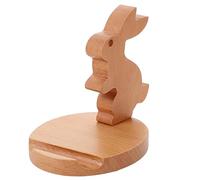 Homoyoyo Rabbit Phone Stand Adorable Bunny Design Smartphone Holder for Desk Decoration Cute Mobile Phone Rack for Home Office Use for Music Reading Surfing the Web