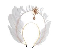 Homoyoyo Radiant Renaissance Costume Headpiece with Details Halloween Lolita Sun Goddess Tiara Crown for Women Versatile Wedding and Photoshoot Accessory