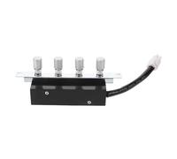 Homoyoyo Range Hood Switch 4-Button Replacement Control Panel, Mechanical Keypad for Kitchen Fan Light Ventilation Stove Exhaust Parts Requires Manual Wiring Size Check for Kitchen 4. 6x1. 7x0. 9in