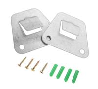 Homoyoyo Range Hood Wall Mounting Brackets Stainless Steel 2pcs with Screws Universal Kitchen Range Hood Hanging Hooks for Side Suction Ventilation Sturdy Mounting Accessories Fixing