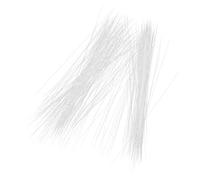 Homoyoyo Realistic Cat Doll Whiskers Transparent White Tip Felting Accessories for Plush Enhancement Needle Felting Crafting Supplies for Animal Doll Making Bottle Approx