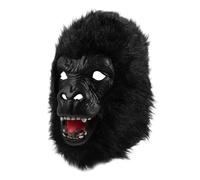 Homoyoyo Realistic Gorilla Head Mask for Halloween Party Lightweight Comfortable Masquerade Party Mask Easy to Wear Outdoor Carnival Cosplay Accessory One