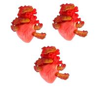 Homoyoyo Realistic Halloween Body Parts Set - 4 Fake Severed Fingers & Heart - Scary Props for Haunted House Zombie Party Decorations Lifelike Bloody Decorations for Home & Office