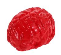 Homoyoyo Realistic Halloween Fake Brain Prop for Spooky Decorations Lifelike Haunted House Party Accessory Easy to Clean Scary Halloween Brain for Pranks and Horror Atmosphere