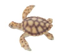 Homoyoyo Realistic Sea Turtle Model for Educational Animal Simulation Figurine Vivid Turtle Shape Design for Cognitive Learning and Desktop Decoration