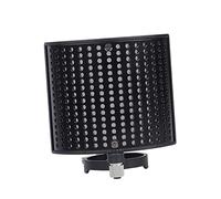 Homoyoyo Recording Microphone Windscreen Noise-proof Shield with U Shape Double-layer Filter for Computer Recording Production Radio Broadcast in Black