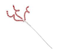 Homoyoyo Red Glitter Artificial Berry Stem Christmas Decorations Elegant Red Berry Picks for Holiday Vase Filler DIY Wreath and Tree Ornaments Sophisticated Winter Home Decor