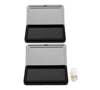 Homoyoyo Refillable Magnetic Makeup Palette with Mirror and Pressure Stamper Empty Cosmetic Container for Eyeshadow Blush Highlighter Compact Travel Face Cosmetics Storage Box DIY Reusable