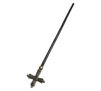 Homoyoyo Religious Costume Prop: Pope Cross Scepter for Priests and Wizards for Halloween Masquerade and Party Decorations for Adults and Children