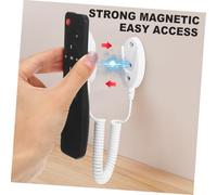 Homoyoyo Remote Control Tether Anti-lost Rope with Self-adhesive Hook Security Cable Holder for Tv Controllers Hardware Lock for Remote Control Management