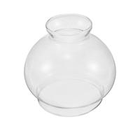 Homoyoyo Replacement Glass Globe for Oil Lamp - 4.5Cm - 7.1Cm Diameter Holes Glass Chimney Cover - Hurricane Lantern Lamp Shade Accessory Replacement