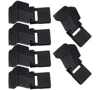 Homoyoyo Reptile Feeding Tank Buckle 6Pcs Stable Plastic Lock Clips for Hermit Crab and Cricket Boxes Suitable for Glass Terrariums and Breeding Enclosures 1.85X1.14X0.98 Inch