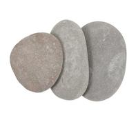 Homoyoyo Reptile Tank Basking Platform 3Pcs Natural Flat Stones for Turtle Resting and Sunbathing Aquarium Decor Suitable for Freshwater and Saltwater Random Color