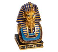 Homoyoyo Resin Egyptian Pharaoh Figurine Retro King Statue Desktop Decor Ancient Craft Art Ornament for Home Office Display