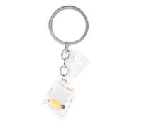 Homoyoyo Resin Tropical Fish Key Chain Pendant Creative Water Bag Charm for Keys Lightweight and Portable Decoration for Bags Backpack Accessories Fish Design