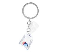 Homoyoyo Resin Tropical Fish Water Bag Pendant Key Chain Charming Key Holder for Handbag Wallet Beach Tote Simulation Fish Design for