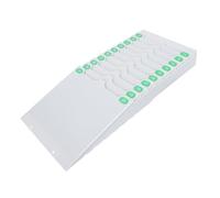 Homoyoyo Retractable Attendance Cards Rack Wall-mounted Slot Holder for Office Cards Organizer with Slots Compact and Lightweight Design for Efficient Attendance Management