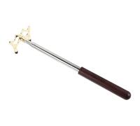 Homoyoyo Retractable Pool Bridge Stick for Cue Rest with Solid Wood Handle and Telescopic Structure, Adjustable Length for Precise Cue Positioning, Compact Design Suitable for Competitive