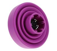 Homoyoyo Retractable Silicone Hair Dryer Diffuser Durable High Temperature Resistant Collapsible Blow Dryer Attachment for Home Salon Use Lightweight Easy to Clean Purple