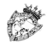Homoyoyo Retro Horse Badge Lapel Pins Cowboy Enamel Brooch Viking Brooch for Mens Suit