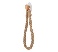 Homoyoyo Retro Wall Mounted Toilet Roll Holder with Hemp Rope Rustic Vintage Tissue Dispenser for Bathroom Decor Stain Resistant and Easy Maintenance Natural Material Design Enhancing Home