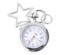 Homoyoyo Retro Women's Watch Luminous Dial Key Buckle and Portable Design for Nurses and Doctors This Pocket Watch Features Convenient Hanging Strap and Includes Key Ring for Easy Access